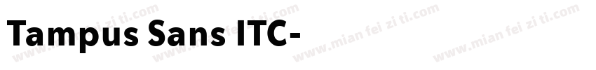 Tampus Sans ITC字体转换